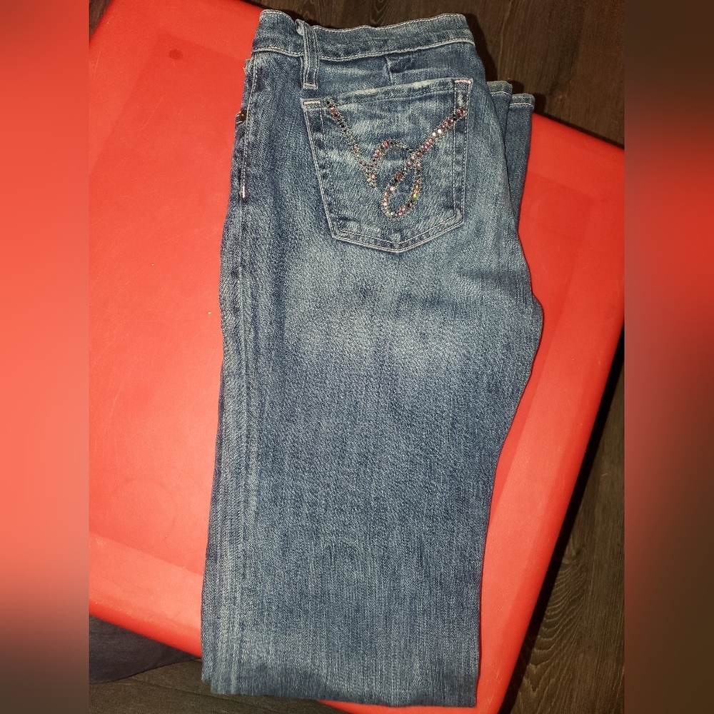 Vintage Bebe Pink Rhinestone Jeans